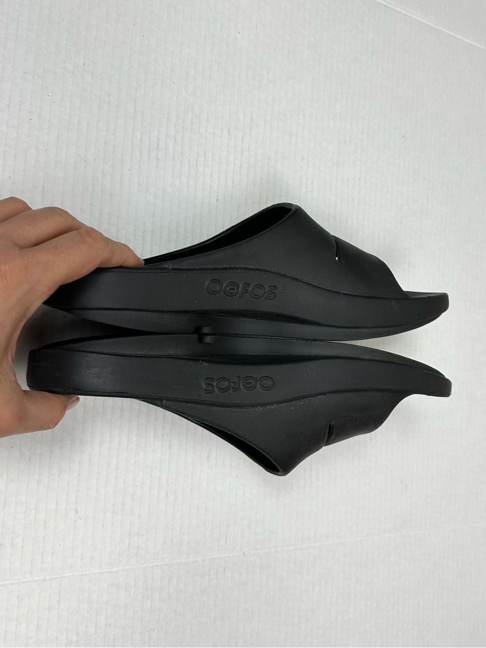 OOFOS OOahh SLIDE UNISEX Slip-On Slide Sandals - Cushioned Comfort Size 9.0 - Picture 10 of 11